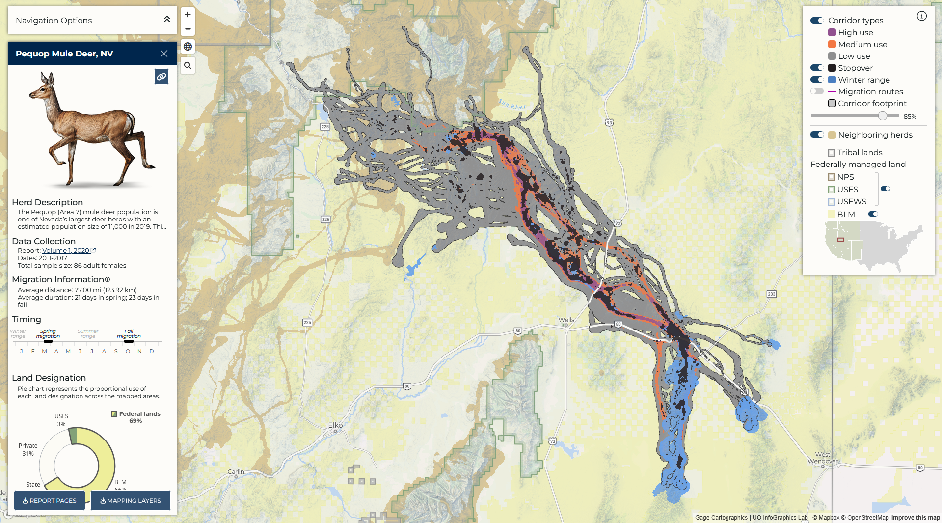 Preview of the Western Migrations website